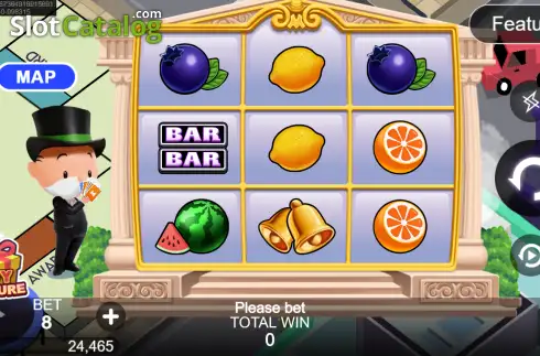 Οθόνη2. Monopoly Slot Super Bomb Κουλοχέρης