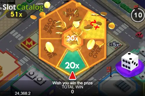 Οθόνη3. Monopoly Slot Super Bomb Κουλοχέρης