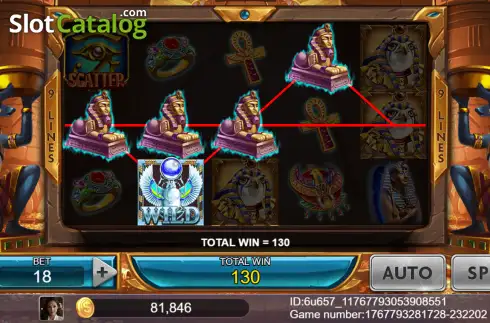 Οθόνη3. War of the Egyptian Gods Κουλοχέρης