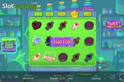 Οθόνη3. Sweet Monster Κουλοχέρης