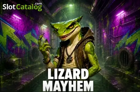 Lizard Mayhem Λογότυπο Lizard Mayhem Λογότυπο