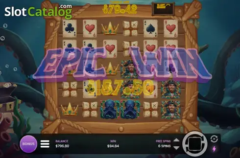 Οθόνη3. Kraken Depths Κουλοχέρης