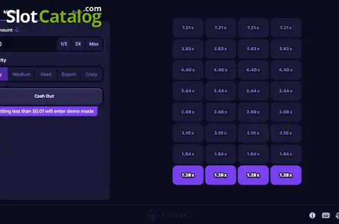 Οθόνη2. Towers (Roobet Games) Κουλοχέρης