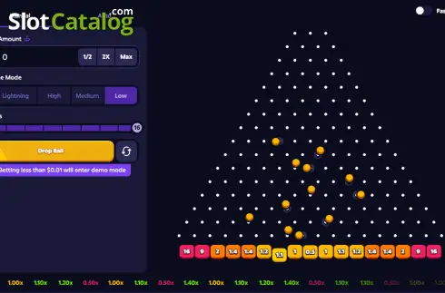 Οθόνη3. Plinko (Roobet Games) Κουλοχέρης