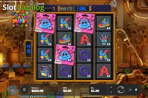 Οθόνη3. Block Puzzle Mania Κουλοχέρης