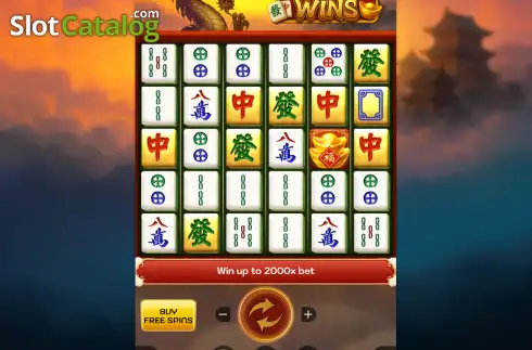 Οθόνη2. Mahjong Wins (SabaPlay) Κουλοχέρης