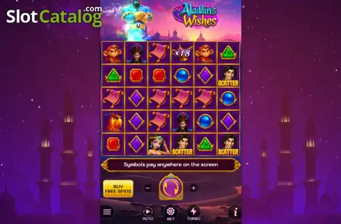Οθόνη2. Aladdin’s Wishes Κουλοχέρης