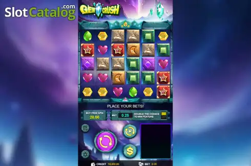 Οθόνη2. Gem Crush (SabaPlay) Κουλοχέρης