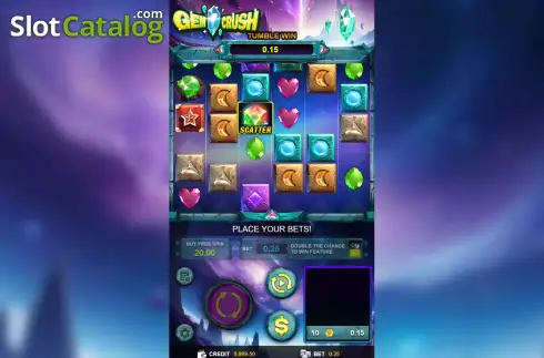 Οθόνη3. Gem Crush (SabaPlay) Κουλοχέρης