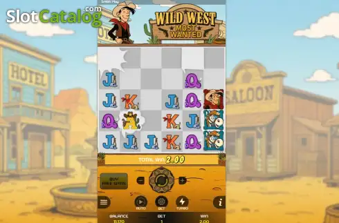 Οθόνη3. Wild West Most Wanted Κουλοχέρης 