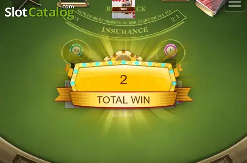 Οθόνη3. Blackjack (SabaPlay) Κουλοχέρης