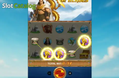 Οθόνη3. The Legend of Heroes (SabaPlay) Κουλοχέρης 