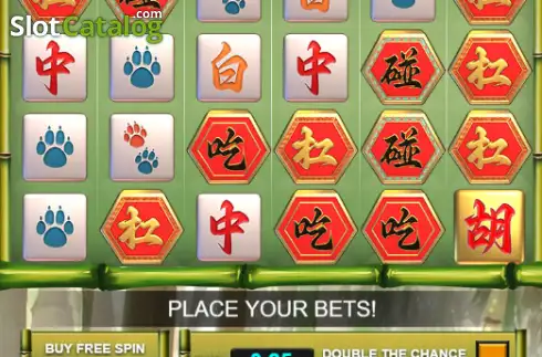 Οθόνη1. Mahjong Red Panda Κουλοχέρης