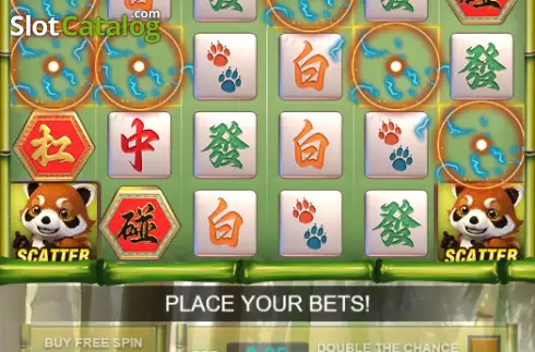 Οθόνη2. Mahjong Red Panda Κουλοχέρης