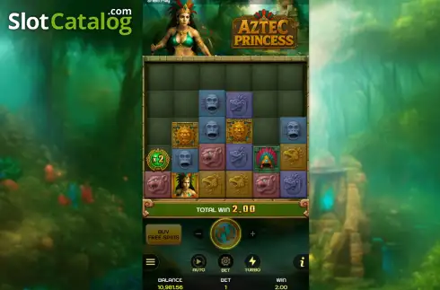 Οθόνη3. Aztec Princess (SabaPlay) Κουλοχέρης