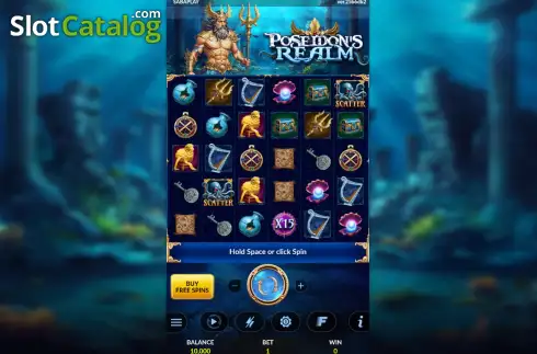 Οθόνη2. Poseidon’s Realm (SabaPlay) Κουλοχέρης