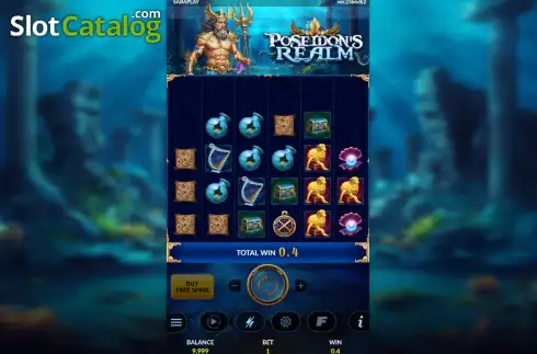 Οθόνη3. Poseidon’s Realm (SabaPlay) Κουλοχέρης