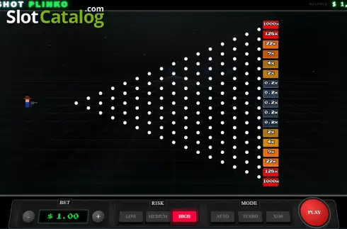 Οθόνη2. Bit-Shot Plinko Κουλοχέρης