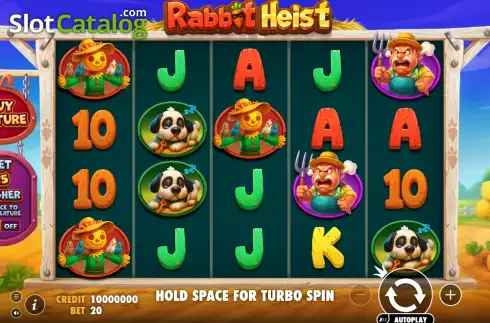 Οθόνη2. Rabbit Heist Κουλοχέρης 