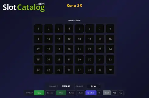 Οθόνη2. Keno 2X Κουλοχέρης