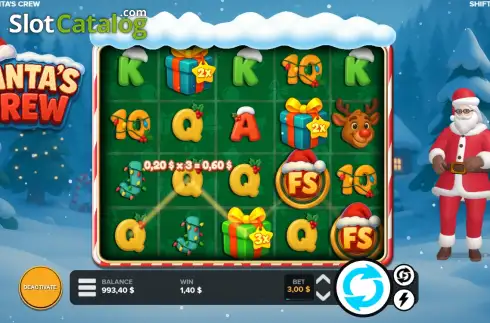Οθόνη3. Santas Crew Κουλοχέρης