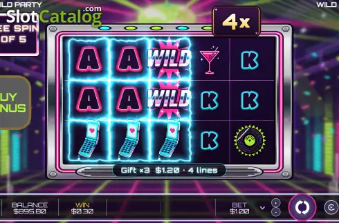 Οθόνη3. Wild Party Κουλοχέρης 