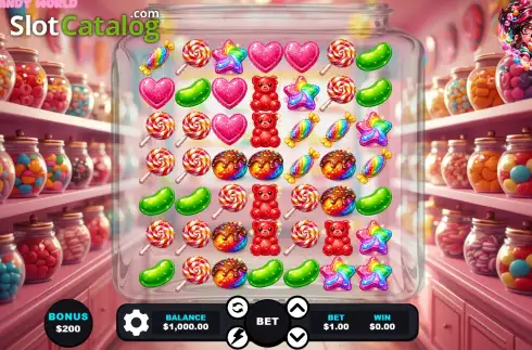 Οθόνη2. Candy World (Slot Gaming) Κουλοχέρης