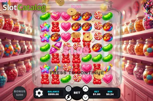 Οθόνη3. Candy World (Slot Gaming) Κουλοχέρης