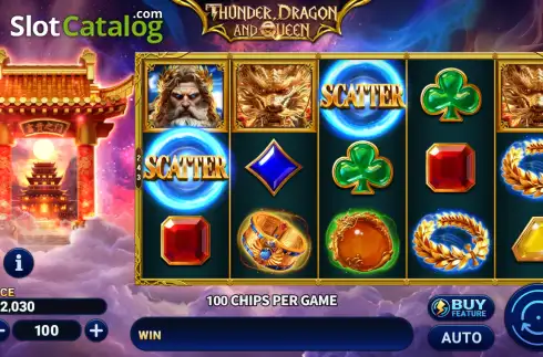 Οθόνη2. Thunder, Dragon & Queen' Κουλοχέρης