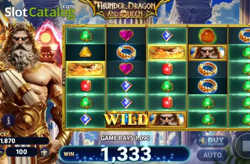 Οθόνη3. Thunder, Dragon & Queen' Κουλοχέρης