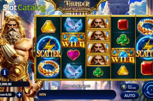 Οθόνη2. Thunder - Realm of Lightning Κουλοχέρης