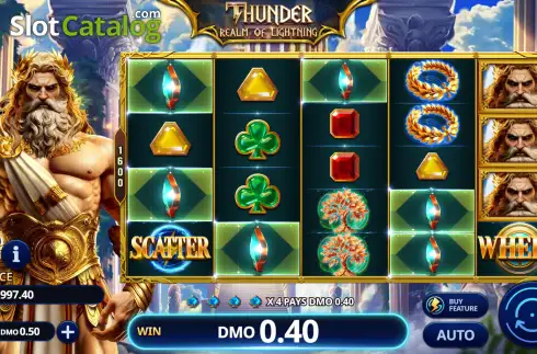 Οθόνη3. Thunder - Realm of Lightning Κουλοχέρης