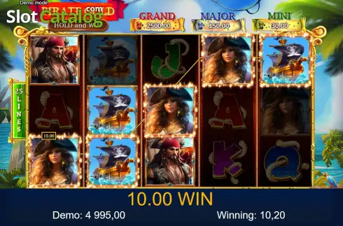 Οθόνη3. Pirate Gold Hold and Win Κουλοχέρης