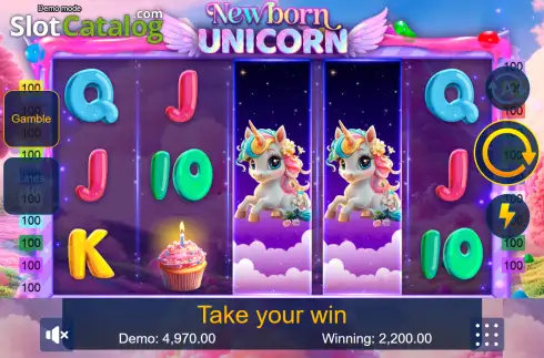 Οθόνη3. Newborn Unicorn Κουλοχέρης