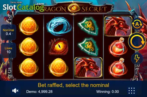 Οθόνη2. Dragon's Secret (SlotoLand) Κουλοχέρης
