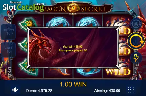 Οθόνη3. Dragon's Secret (SlotoLand) Κουλοχέρης