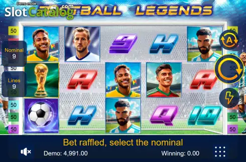 Οθόνη2. Football Legends Κουλοχέρης 