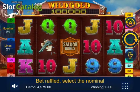 Οθόνη2. Wild Gold (SlotoLand) Κουλοχέρης