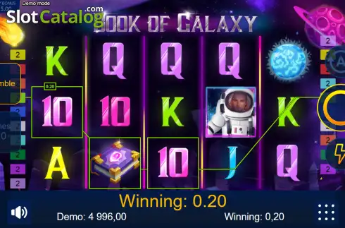 Οθόνη3. Book of Galaxy Κουλοχέρης