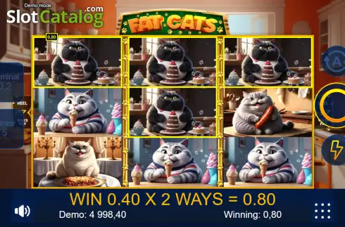 Οθόνη3. Fat Cats Κουλοχέρης 