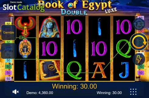 Οθόνη3. Book of Egypt Double Luxe Κουλοχέρης