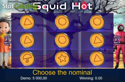 Οθόνη2. Squid Hot Κουλοχέρης