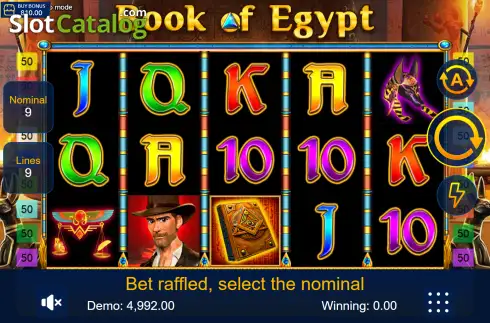 Οθόνη2. Book of Egypt (SlotoLand) Κουλοχέρης