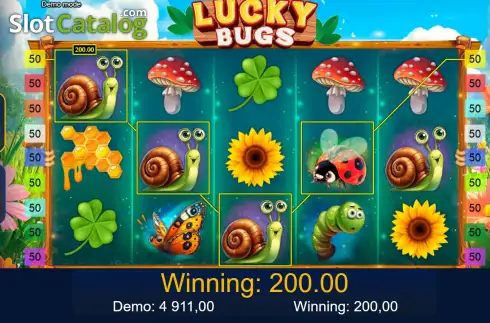 Οθόνη3. Lucky Bugs Κουλοχέρης