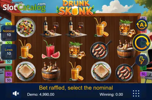 Οθόνη2. Drunk Skunk Κουλοχέρης