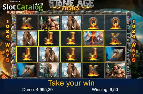 Οθόνη3. Stone Age Riches Κουλοχέρης