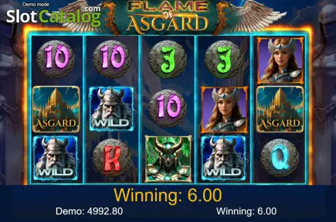 Οθόνη3. Flame of Asgard Κουλοχέρης 