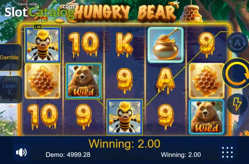 Οθόνη3. Hungry Bear Κουλοχέρης