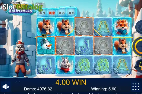 Οθόνη3. Forest Snowballs Κουλοχέρης