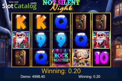 Οθόνη3. Not Silent Night Κουλοχέρης